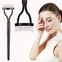 Eyelash Comb Lash Separator Mascara Lift Curl Metal Brush Beauty Makeup Tool