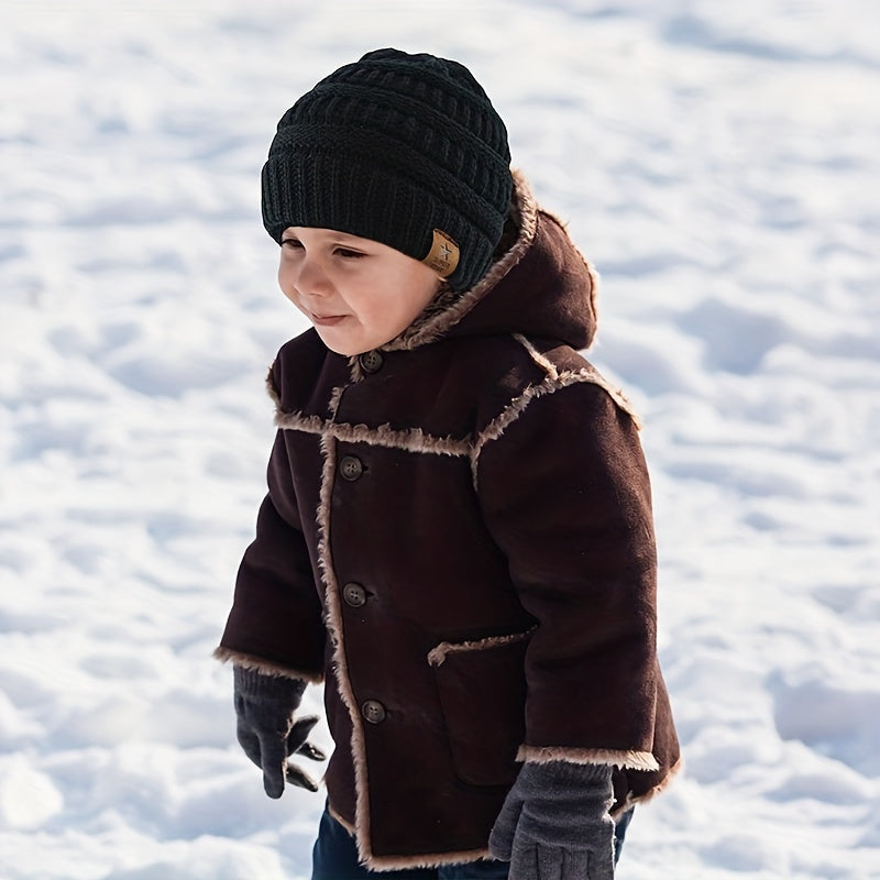 Windproof Winter Warm Beanie Hat for Kids