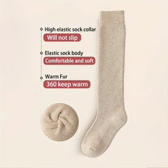 Warm Knee High Socks for Spring, Autumn & Winter