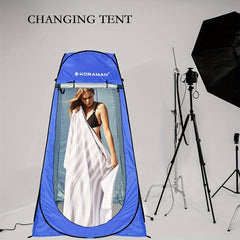 KORAMAN Portable Pop Up Camping Shower Tent Privacy Changing Tent