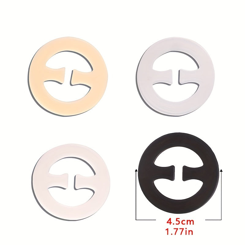 5pcs Invisible Bra Strap Clips Non slip Buckles for Braless Look