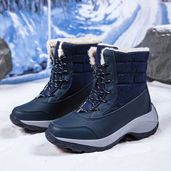 Women's Snow Boots High Top Hiking Boots Warm Comfortable