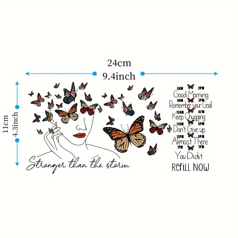 DIY Gift Packaging UV Cup Transfer Sticker 16oz