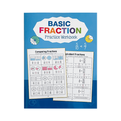 Fraction Practice Workbook for Grades 3-5, Colorful Illustrations