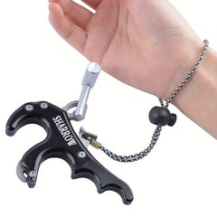 Adjustable 4 Finger Bow Release Aid with Caliper and Thumb Triggers