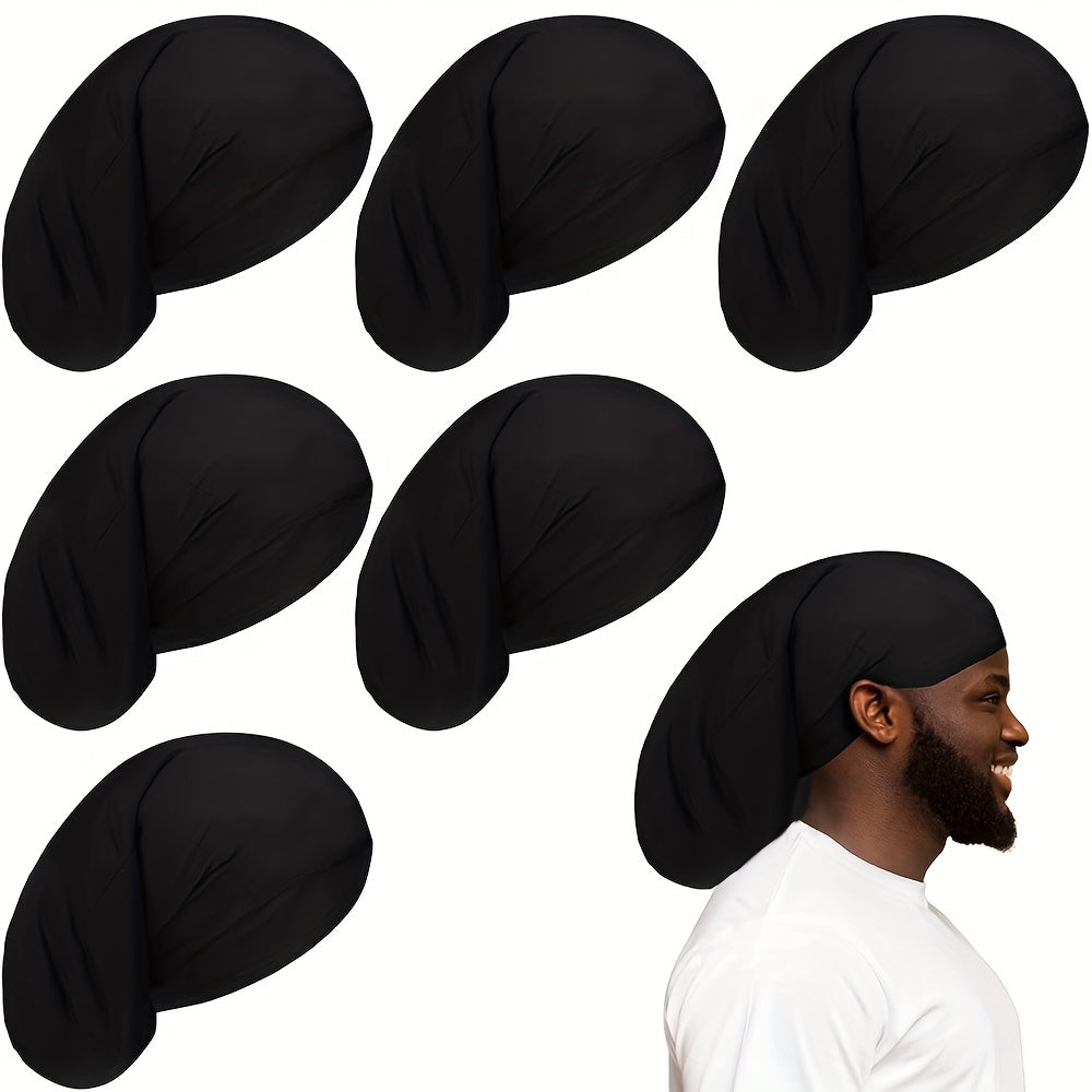 Satin Spandex Dreadlock Cap Hair Bonnet with Wide Elastic