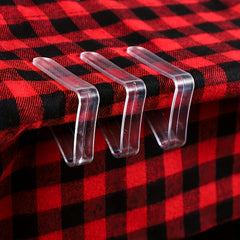 16pcs Plastic Table Cloth Clips Clear Tablecloth Clips Table Cloth Fixing