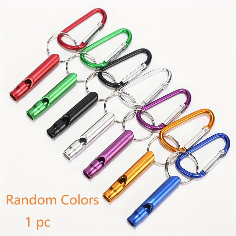 Aluminum Emergency Whistle Keychain Survival Tool