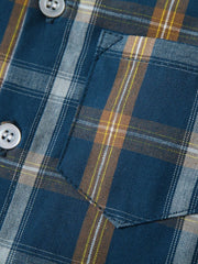 Baby Boys Plaid Shirts Button Down Lapel Long Sleeve Blouse Tops