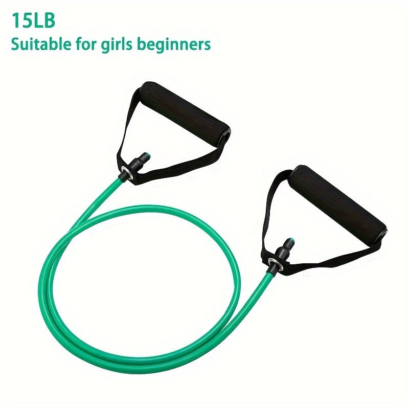 Resistance Bands with Handles for Home Workouts - Yoga Pilates Fitness