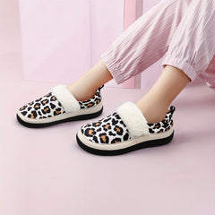 Women's Cow Print Walking Shoes Lightweight Warm Outdoor Shoes