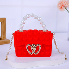 Love Bubble Jelly Bag Mini Female Handbag Coin Purse Mobile Phone Bag