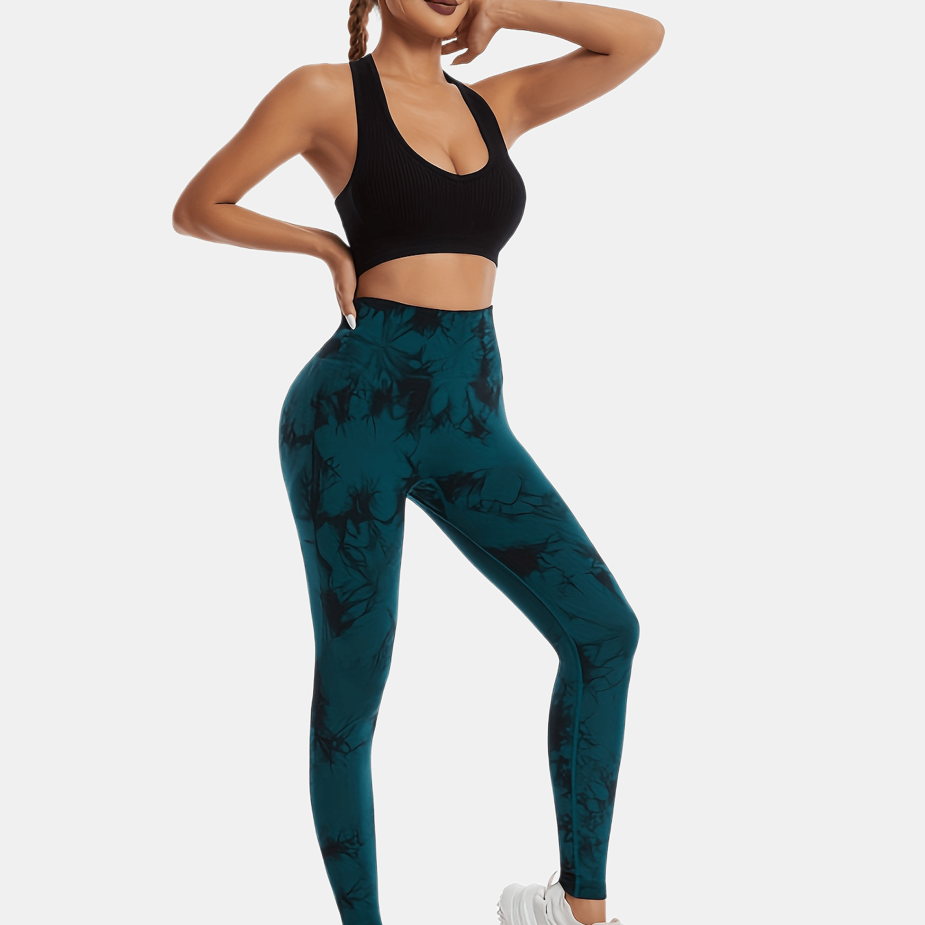 Tie Dye Quick Dry Yoga Pants High Stretch Butt Lifting Leggings