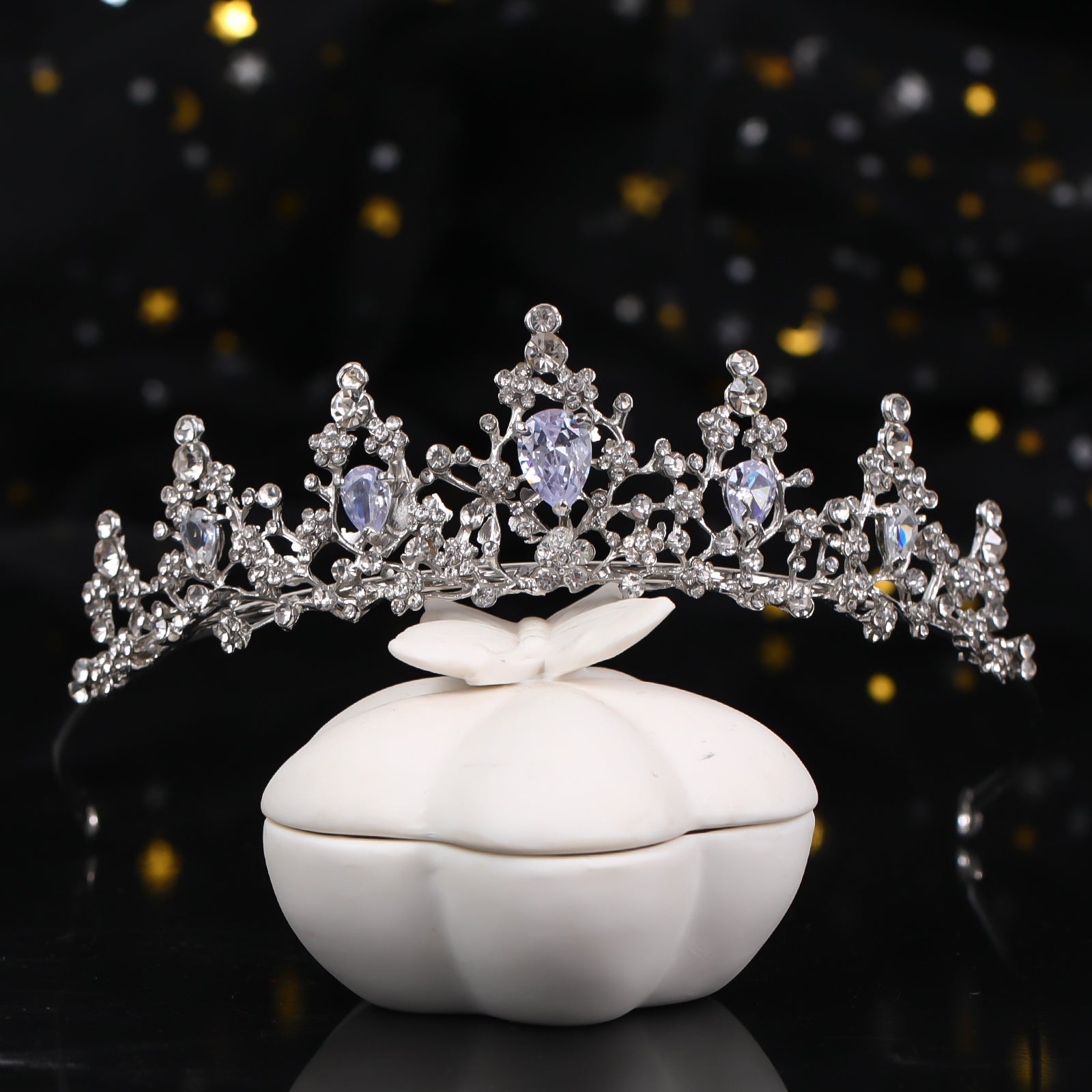 Zircon Rhinestone Headband Tiara Wedding Bridal Jewelry