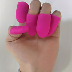 5pcs Wearable Nail Pads Nail Polish Removal Cap Reusable Silicone Nail Cover