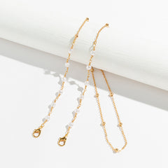 Beaded Glasses Chain Pearl Mask Chain Glasses Holder Necklace