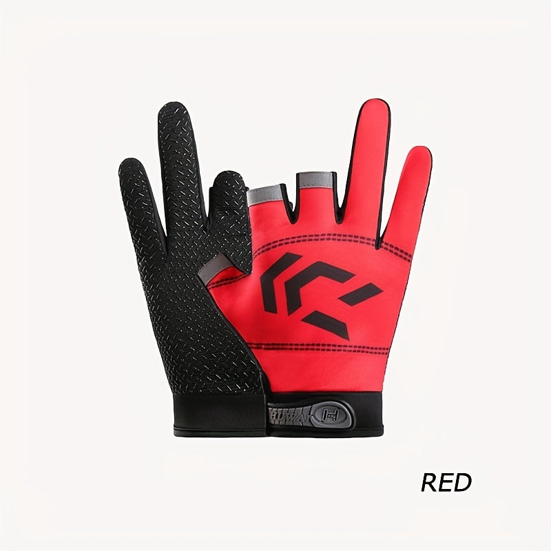 Sun Protection Fishing Gloves Non Slip Breathable Wear-resistant
