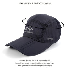 Women's Quick Dry Sun Hat Outdoor Mesh Trucker Cap