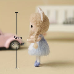 Princess Felt Kit DIY Embroidery Wool Felt Craft Stitch Needlework