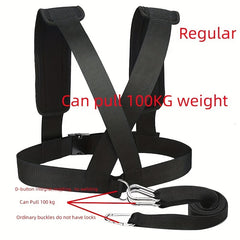 Strength Training Sled Pull Back Belt Fitness Resistance Training Strap