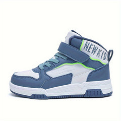 Boys High Top Skate Shoes Non Slip Casual Sneakers
