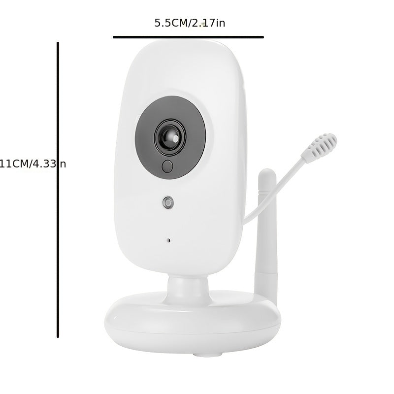 2.4GHz Wireless Video Baby Monitor with Temperature Monitoring