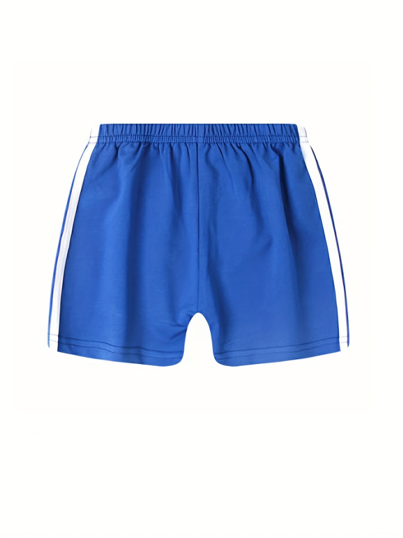3pcs Boys Stripe Cotton Shorts Quick drying Drawstring Shorts