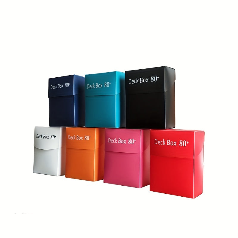 2pcs Game Card Box Holds 80 Cards Mini Storage Box Waterproof Mini Case