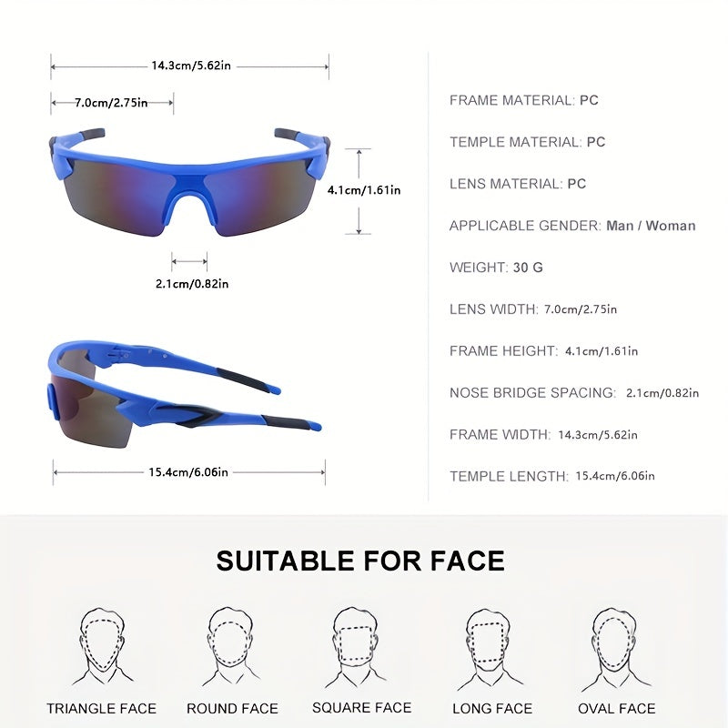 Men's Fashionable Windproof Cycling Sunglasses