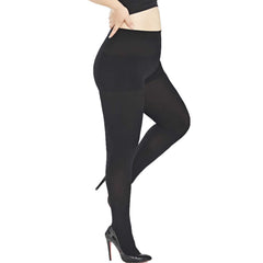 High Waist Control Top Footed Tights