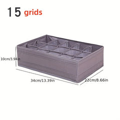 Foldable Underwear & Sock Storage Box Organizer Container