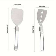 304 Stainless Steel Cutlery Set Portable Folding Kitchenware