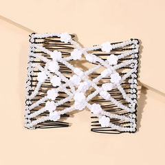 Double Stretching Combs Hair Bun Maker Hair Styling Tools