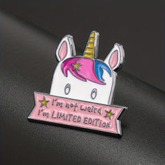 Cartoon Unicorn Enamel Brooch for Girls