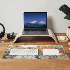 Large Flower Mouse Pad 80x30x0.48cm Non-slip Desk Pad