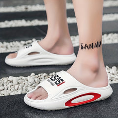 Men's Non Slip Platform Slides Comfortable Cloud Slides