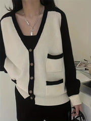 Button Down Knit Cardigan Casual Long Sleeve Sweater