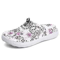 Women's Colorful Print Sport Hole Shoes Lightweight And Breathable