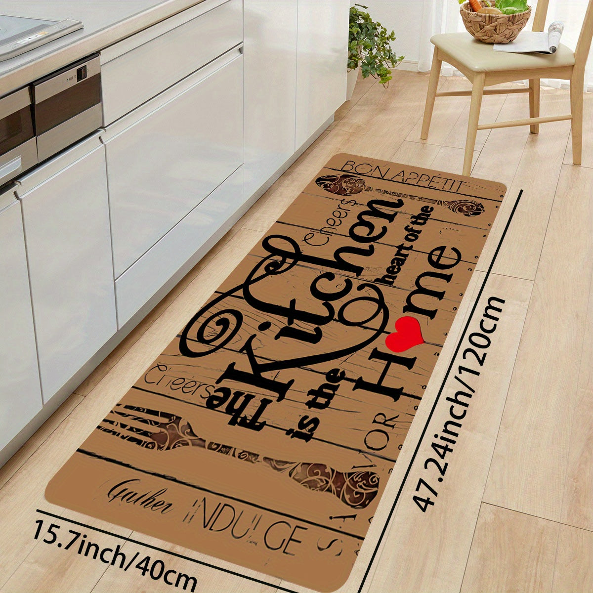 Soft Anti Fatigue Kitchen Rug Waterproof Non Slip Mat