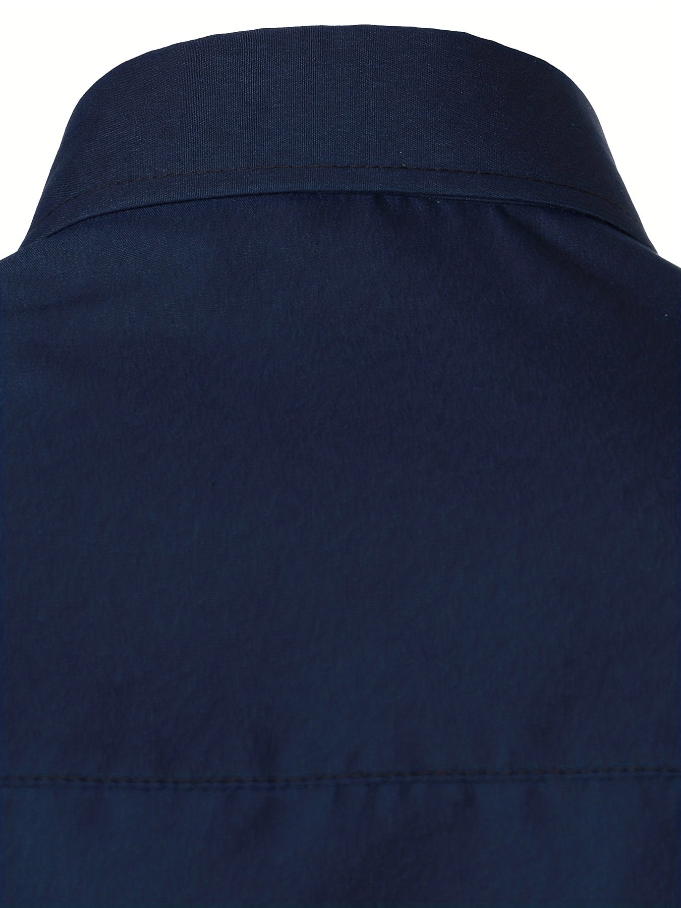 Men's Short Sleeve Asymmetric Shirt for Business and Party Wear