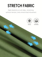 Men's Solid Leggings Active Quick Drying Sports Compression Pants