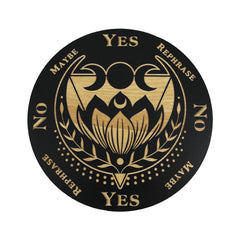 Wooden Witch Pendulum Board Crystal Dowsing Pendulum
