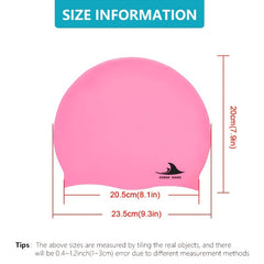 Adult Waterproof Silicone Swimming Cap Non slip Ear Protection