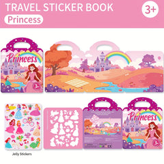 Children's DIY Sticker Books & Jelly Stickers Set