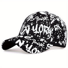 Men's YDN Graffiti Baseball Cap Adjustable Casual Hat