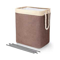 Collapsible Laundry Basket Hamper with Easy Carry Handles