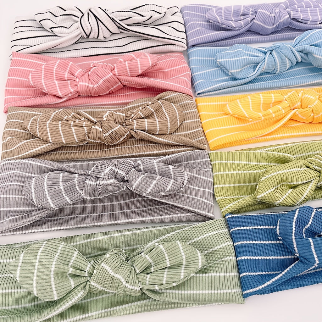 Striped Headband Hair Accessories For Baby Boys And Girls