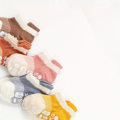 5 Pairs Baby Girls Anti-Skid Non-Slip Floor Socks