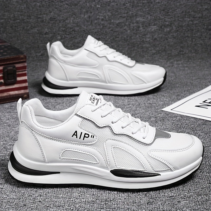Men's Lace Up Sneakers Athletic Shoes Wear Resistant and Breathable