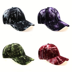 Tie Dye Print Baseball Cap Hip Hop Sun Hats Couple Dad Hats